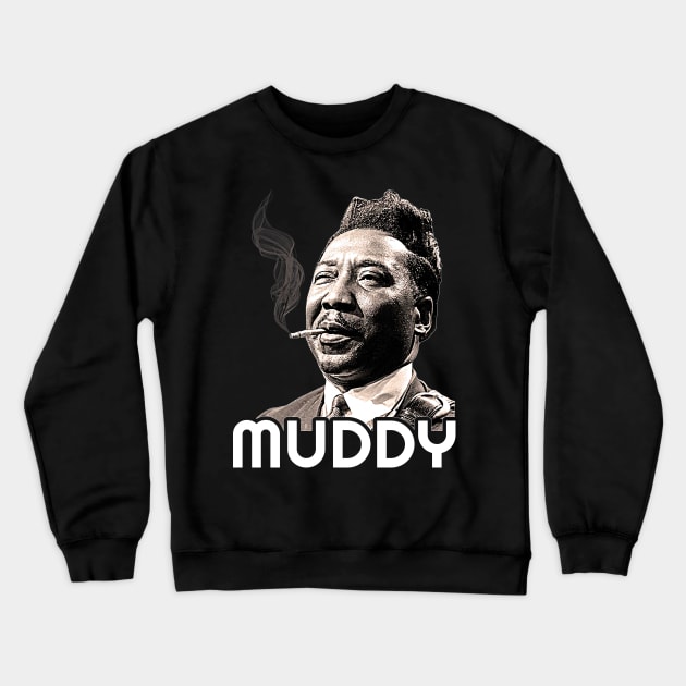 Muddy Waters // Blues Icon Tribute Crewneck Sweatshirt by darklordpug